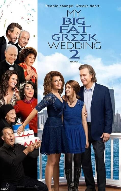 My Big Fat Greek Wedding 2 film posteri