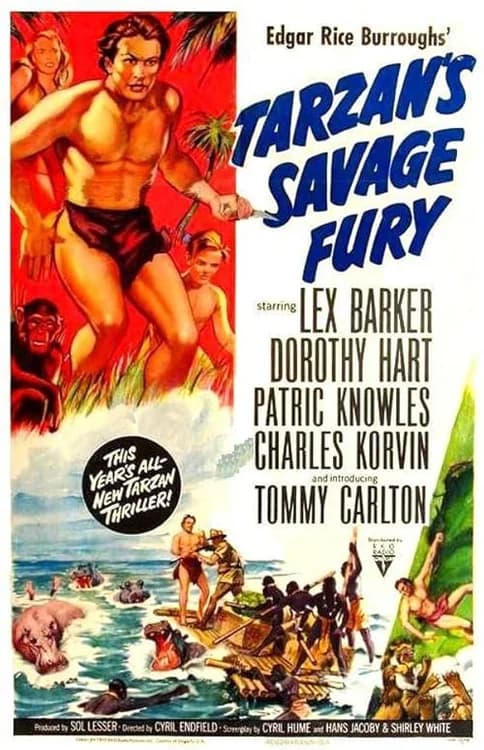Tarzan's Savage Fury film posteri